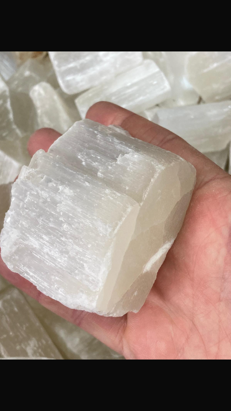 Selenite chunks