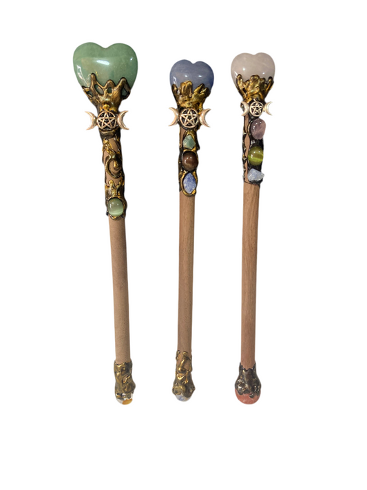 Crystal wands