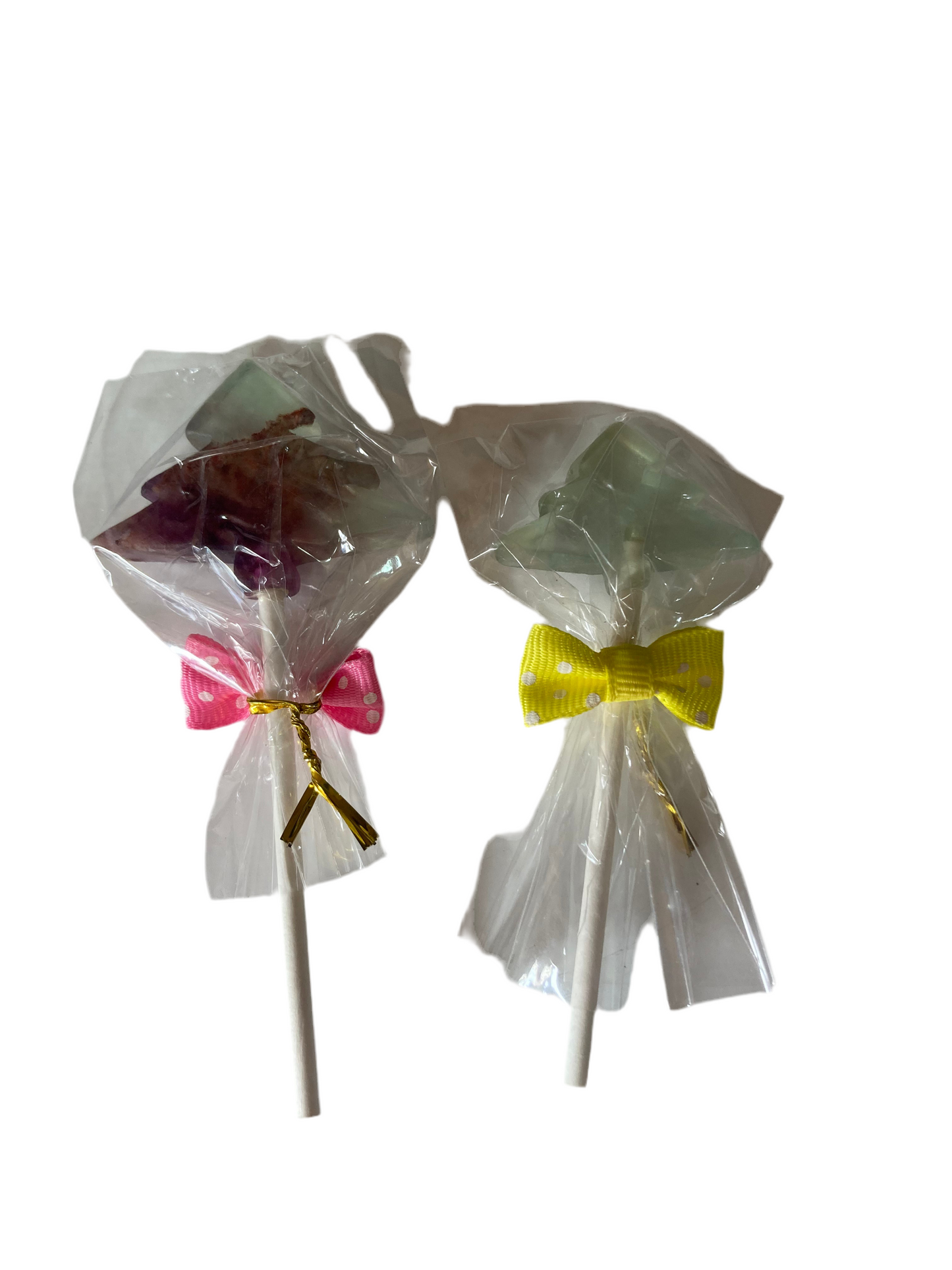 Flourite lollipops