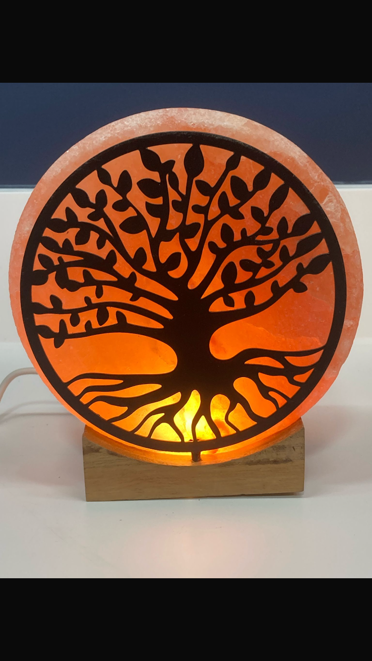 Himalayan rock salt lamp